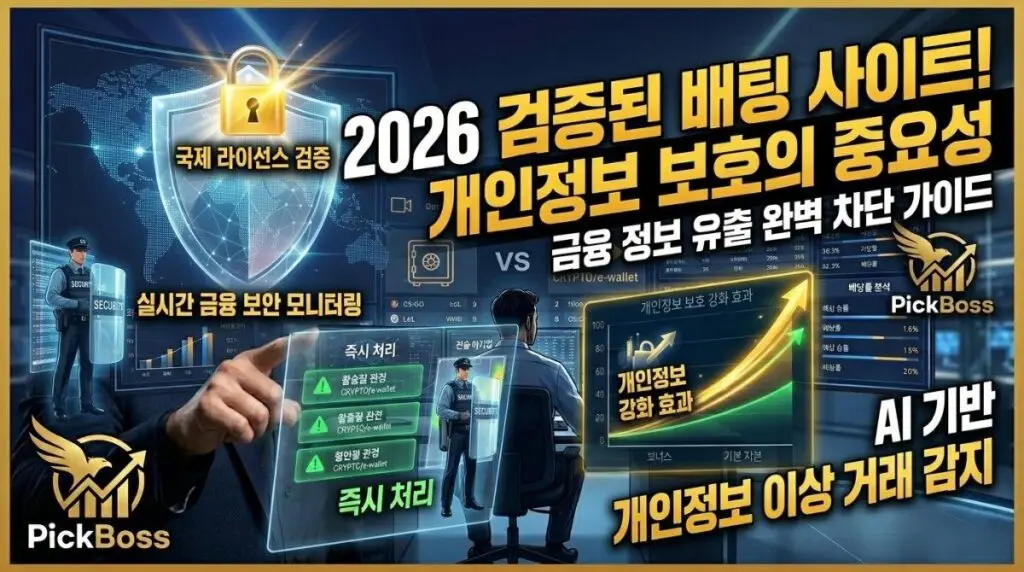 왜 라이선스 검증 배팅 사이트를 이용해야 하는가? 개인정보 보호의 중요성