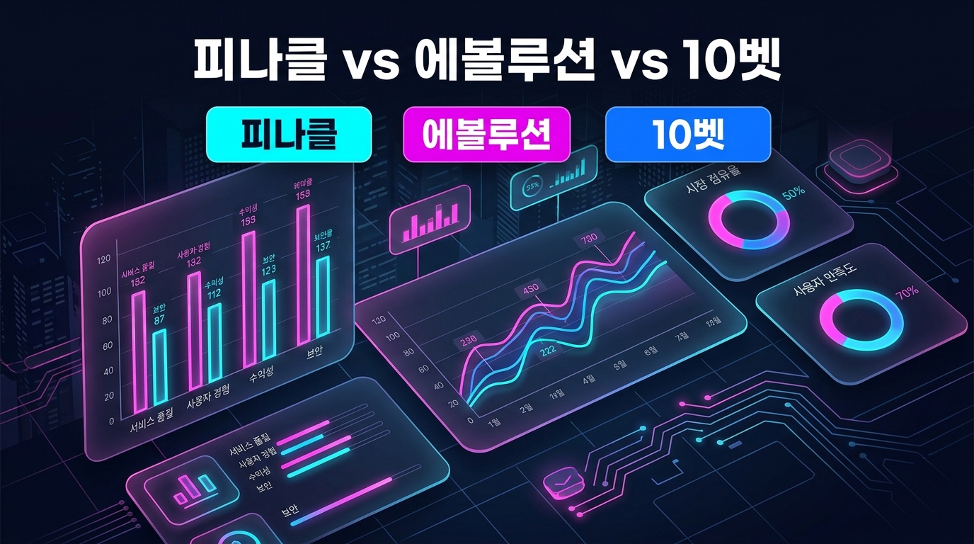 피나클 vs 에볼루션 vs 10벳